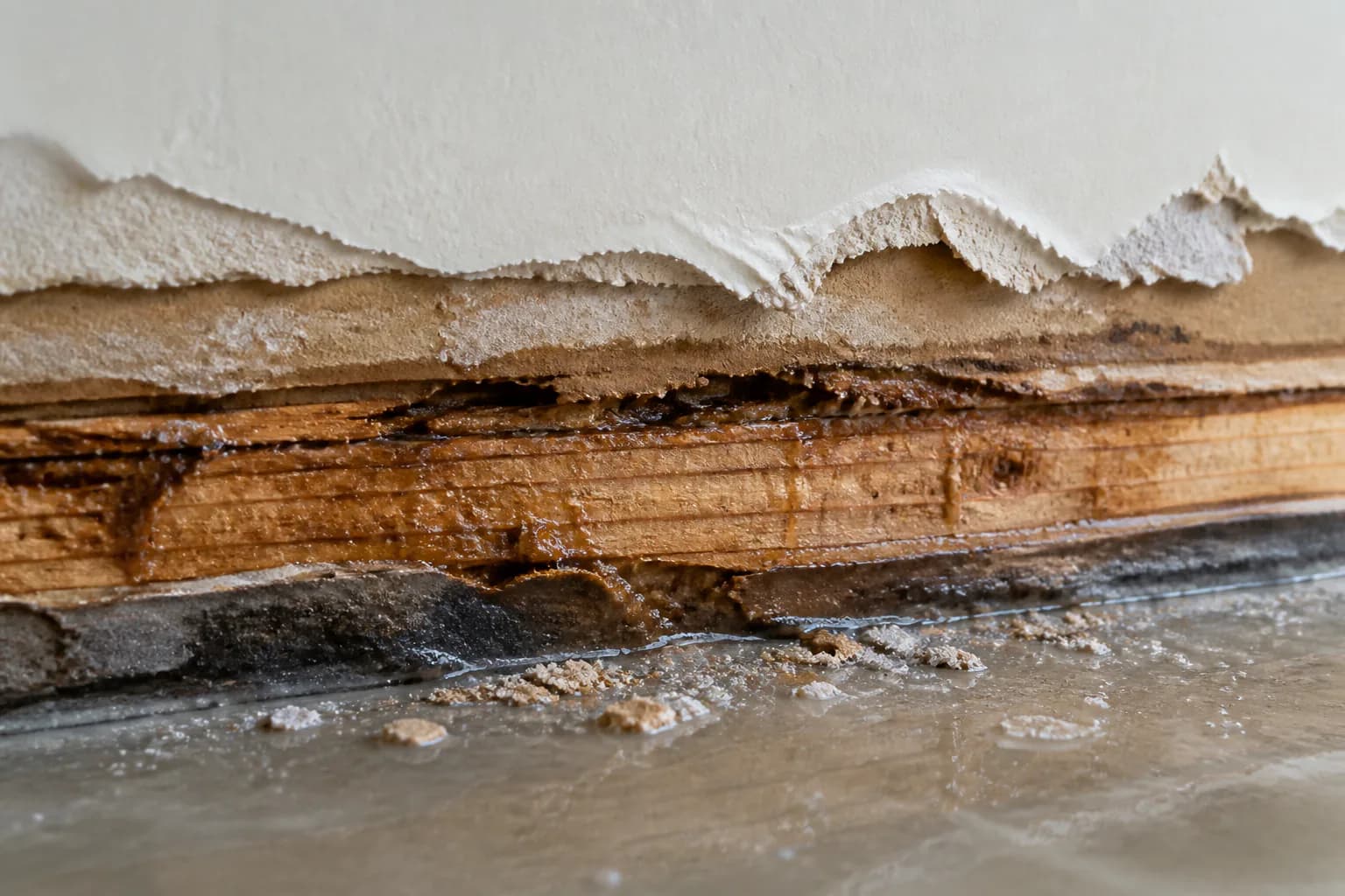 Field documentation associated with the term Water Damage
