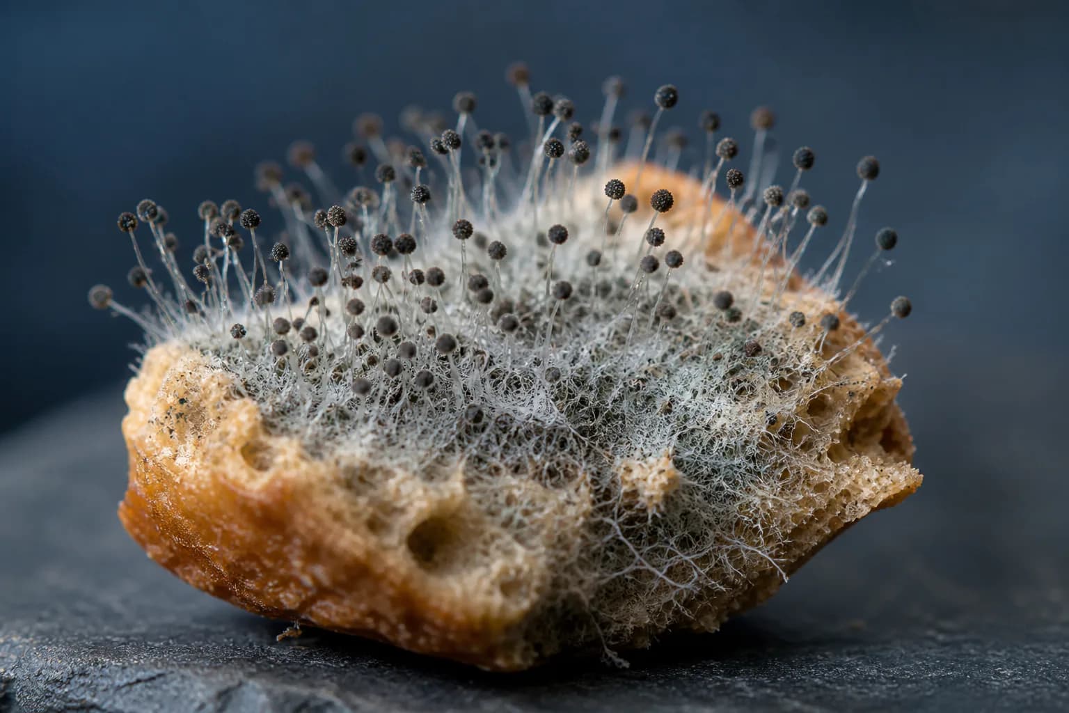 Rhizopus field context; laboratory analysis is required for identification