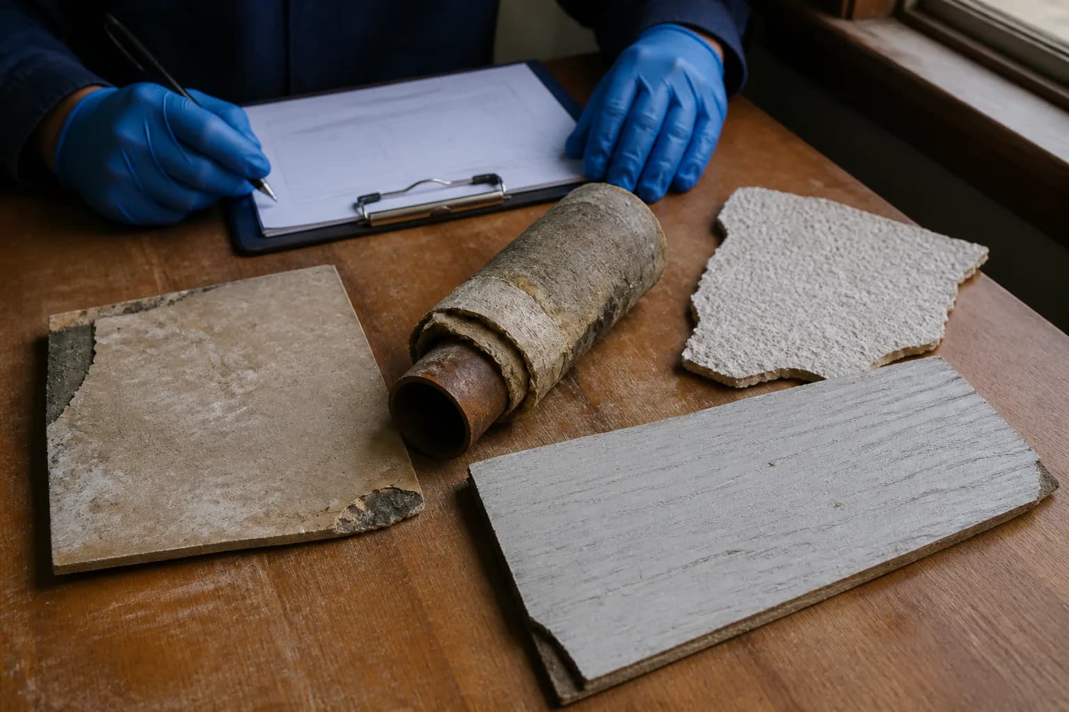 Common Materials in Your House That May Contain Asbestos, documented during a Quest field assessment