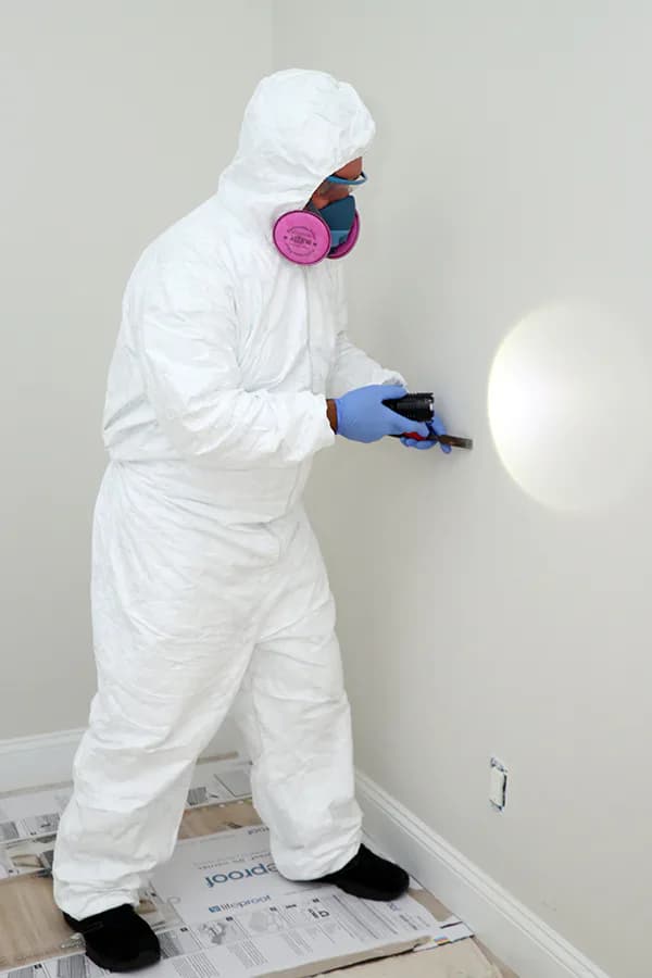 Completed asbestos assessment documentation prepared for a New York City project team