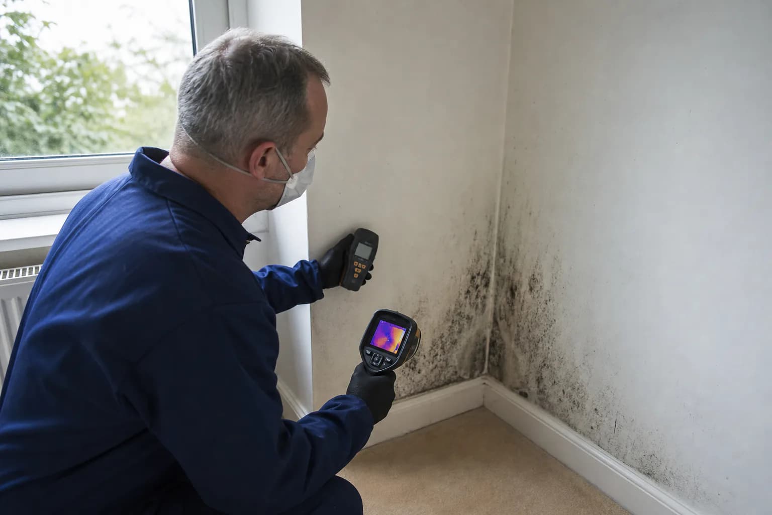 How Mold Testing Helps Find Hidden Growth Problems in Your Property?, shown in a professional environmental inspection setting