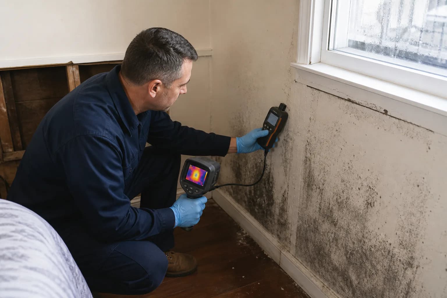 Mold Testing Services We Offer for Long Island Properties, shown in a professional environmental inspection setting